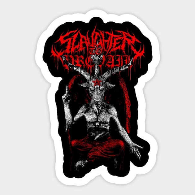 Slaughter to prevail merch baphomet Sticker by fancyjan